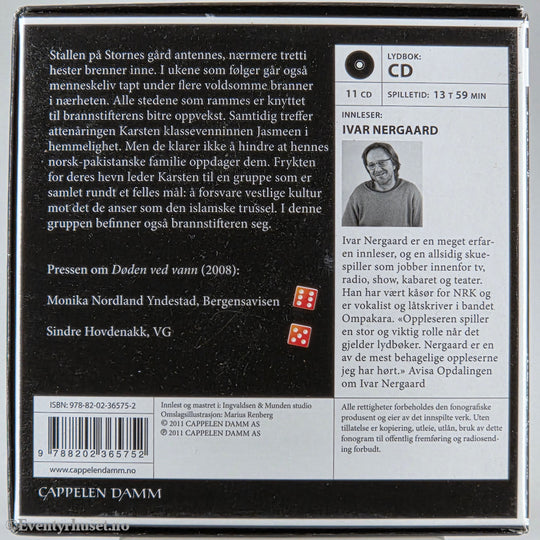 Torkil Damhaug 2011 Ildmannen. Lydbok på CD.