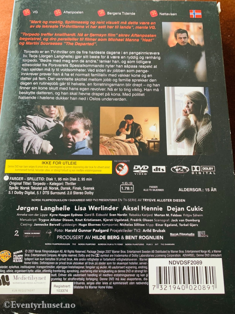 Torpedo. 2007. Dvd Slipcase.