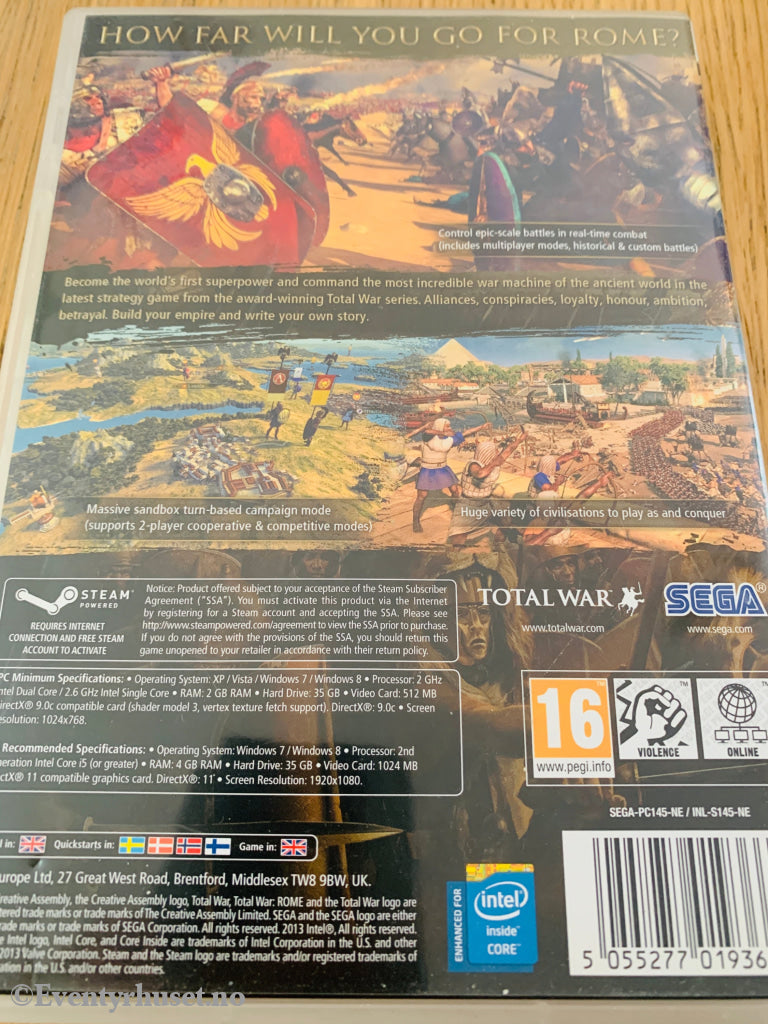 Total War: Rome II. PC-spill.