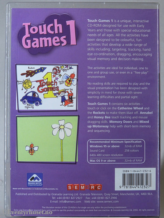 Touch Games 1. 2001. PC-spill. Walt Disney Home Video