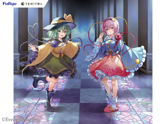Touhou Project Tenitol PVC Statue Koishi Komeiji & Satori Komeiji 22 cm Manga & Anime