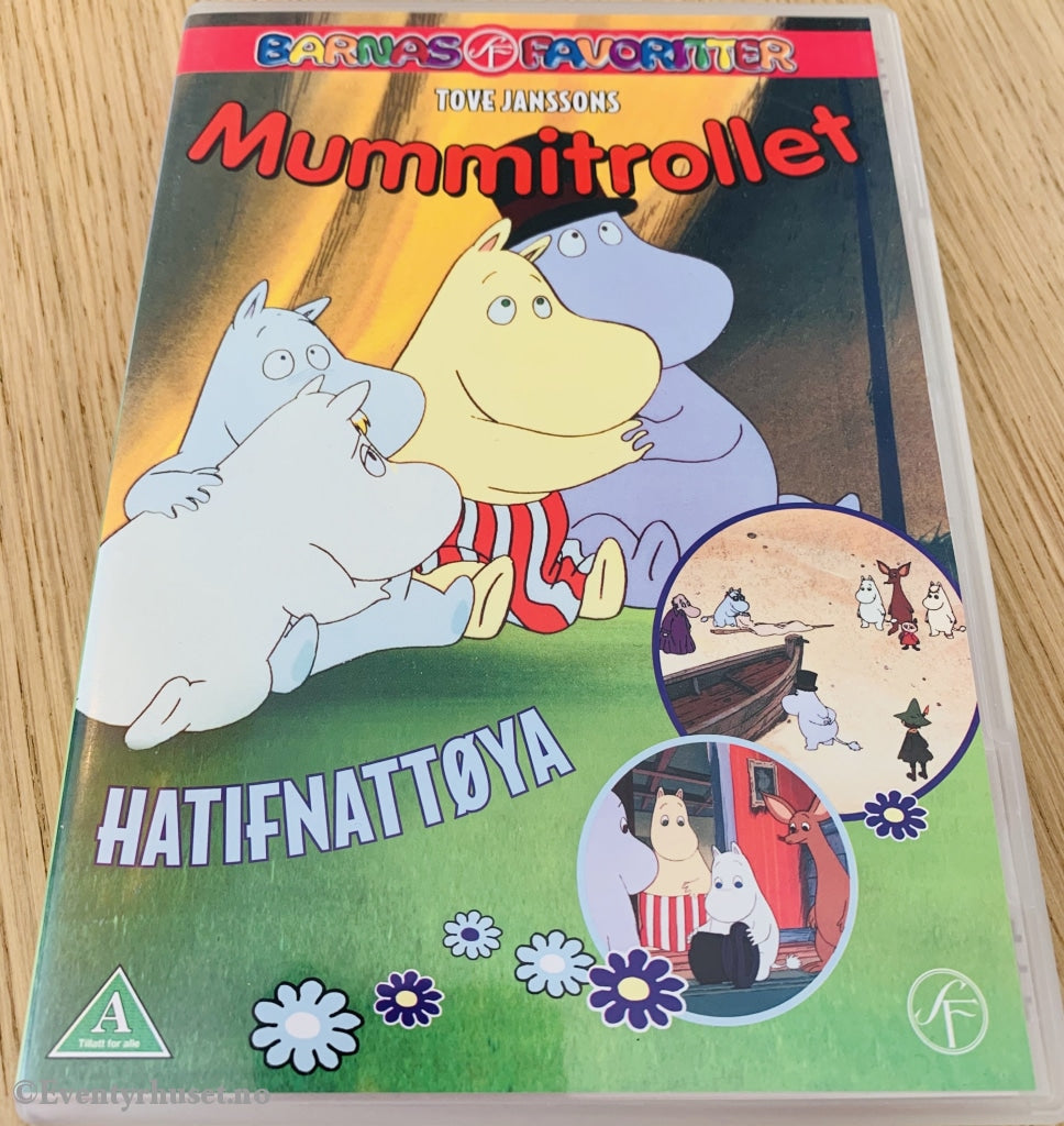 Tove Jansson. 1990. Mummitrollet - Hatifnattøya. Dvd. Dvd