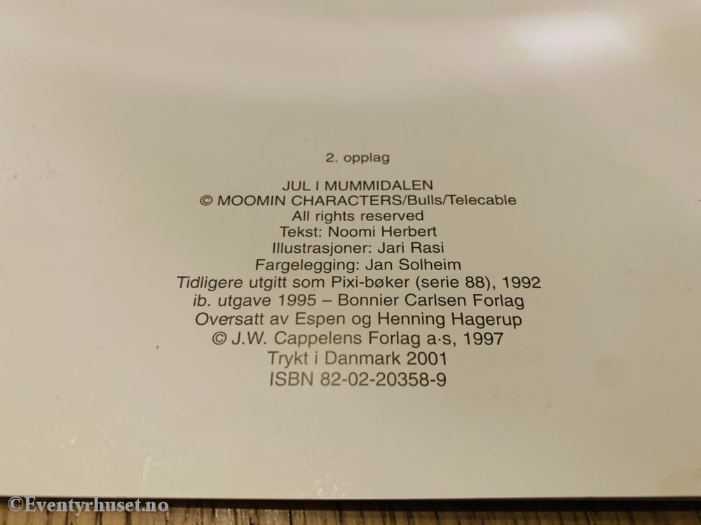 Tove Jansson. 1992/97. Mummitrollet - Jul I Mummidalen (Julehefte). Julehefter