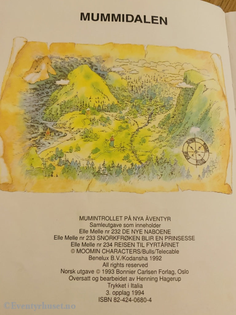 Tove Jansson. 1994. Mummitrollet På Nye Eventyr. Fortelling