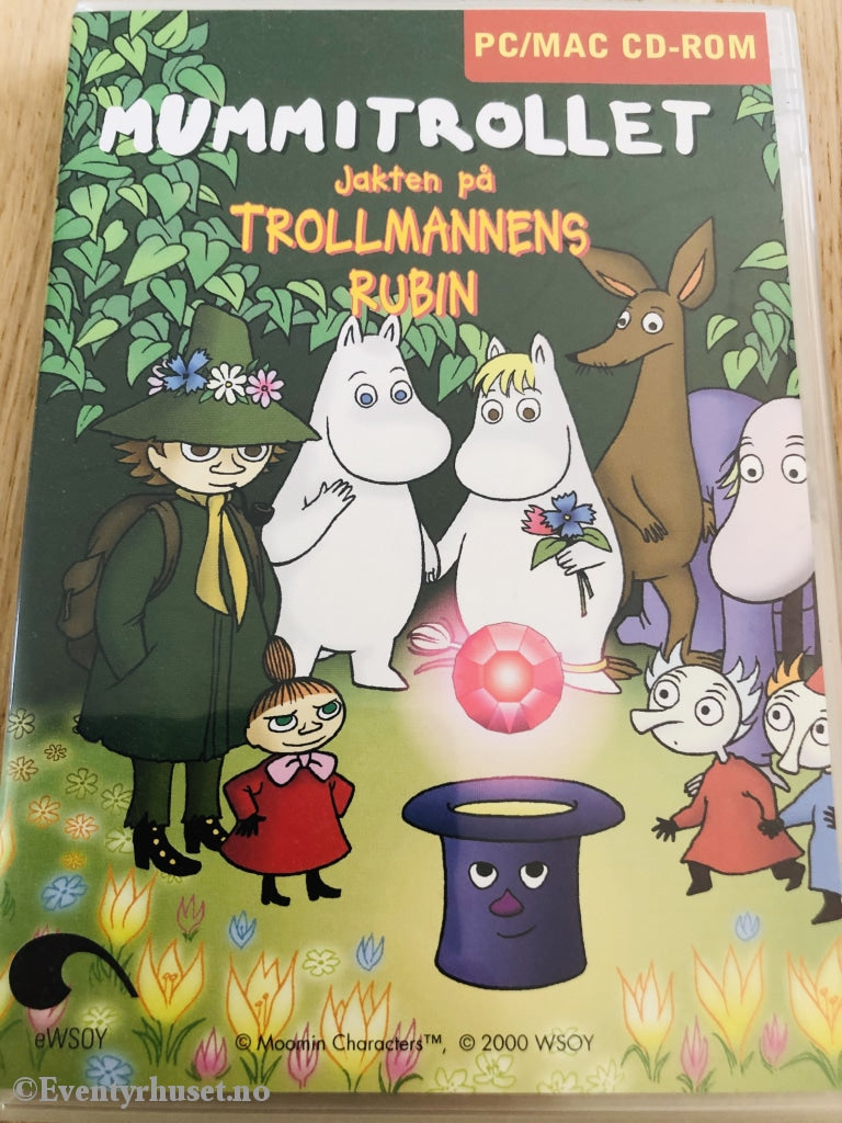 Tove Jansson. 2000. Mummitrollet - Jakten På Trollmannens Rubin. Pc Spill. Spill