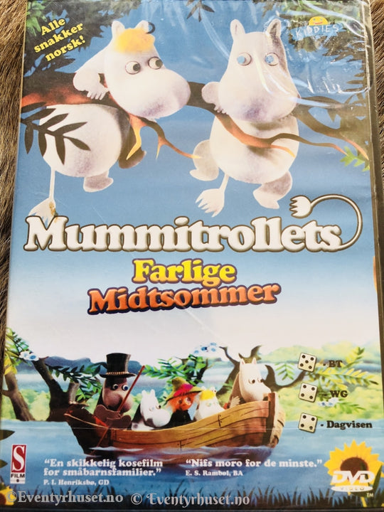 Tove Jansson. 2008. Mummitrollets Farlige Midtsommer. Dvd. Dvd