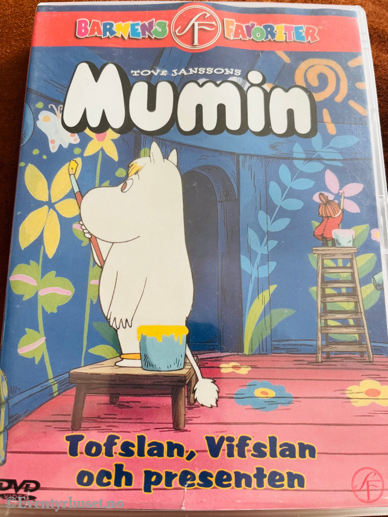 Tove Jansson. Mumin - Tofslan Vifslan Och Presenten (Mummitrollet). 1990. Dvd. Dvd