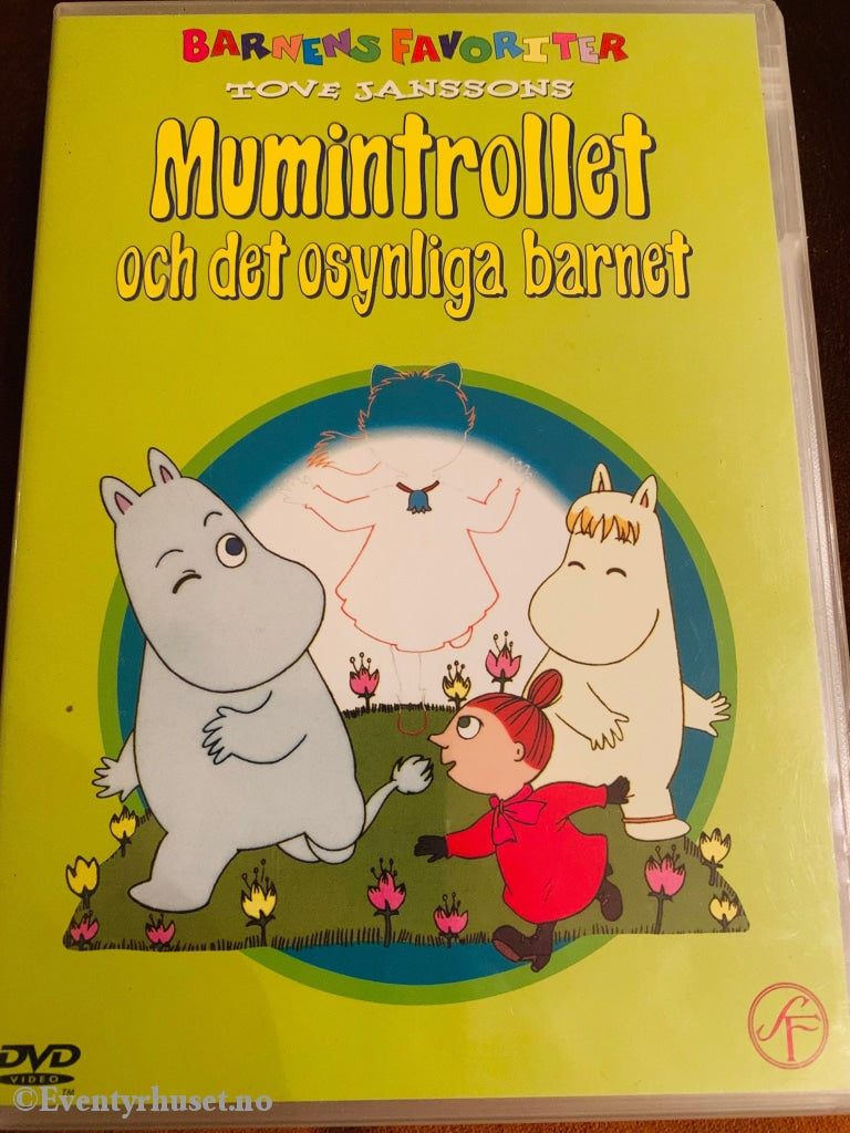 Tove Jansson. Mumintrollet Och Det Osynliga Barnet (Mummitrollet). 1990. Dvd. Dvd