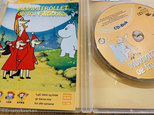 Tove Jansson. Mummitrollet Og Fru Filifjonka. Cd + Bok. Lydbok