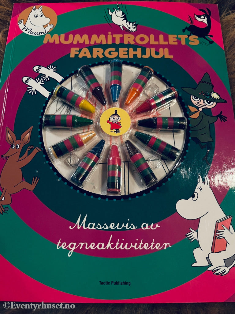 Tove Jansson. Mummitrollets Fargehjul. Massevis Av Tegneaktiviteter. Hobbybok