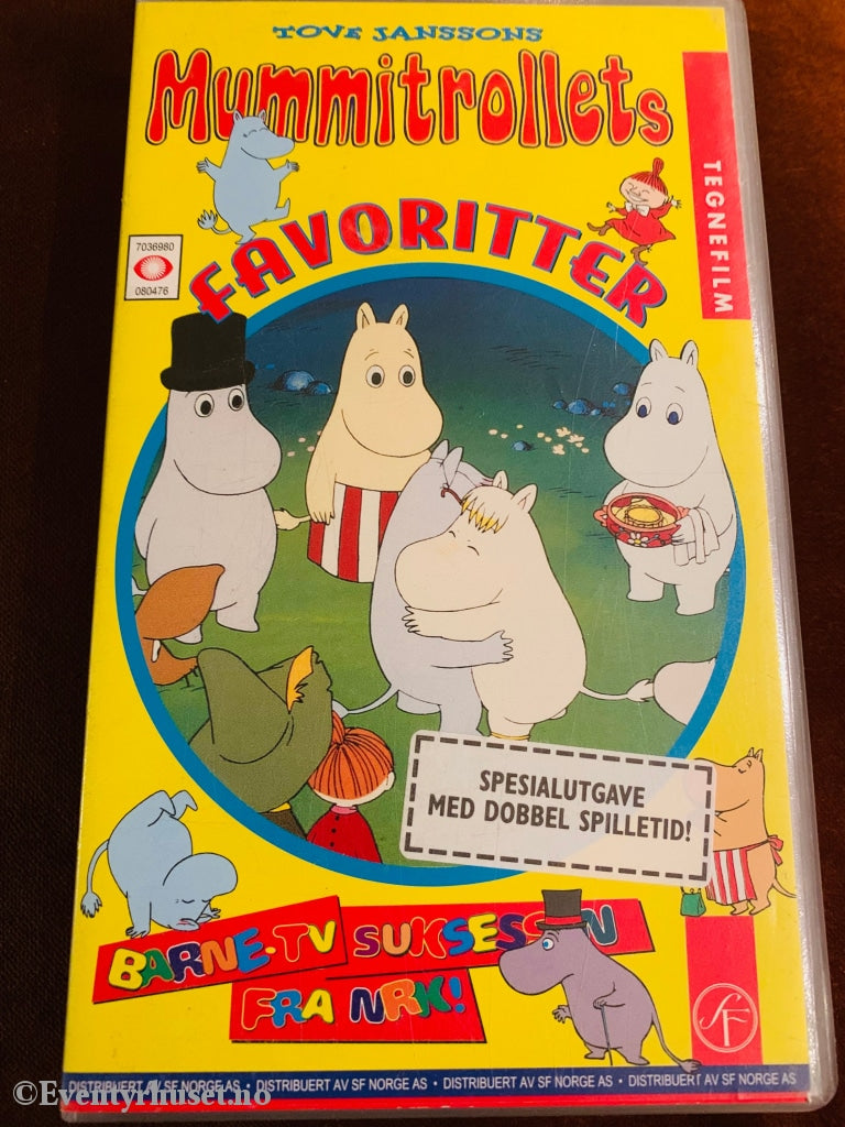 Tove Jansson. Mummitrollets Favoritter - Spesialversjon. Vhs. Vhs