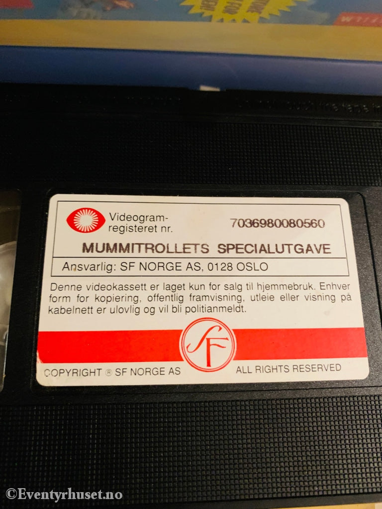 Tove Jansson. Mummitrollets Favoritter - Spesialversjon. Vhs. Vhs