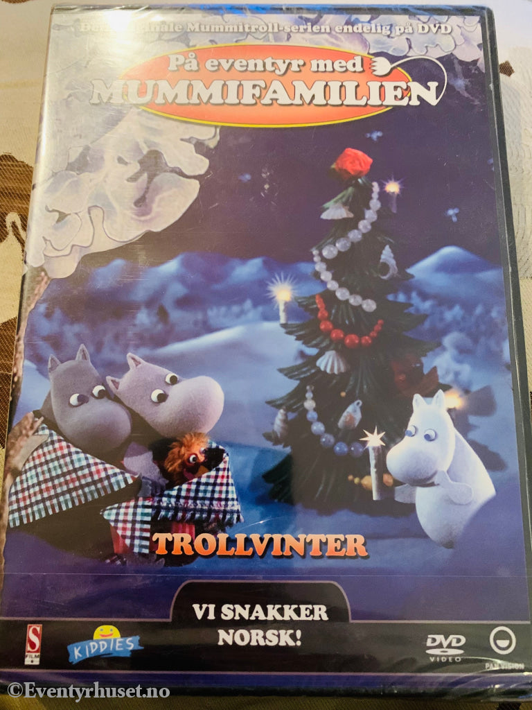 Tove Jansson. På Eventyr Med Mummifamilien - Trollvinter. Dvd. Ny I Plast! Dvd