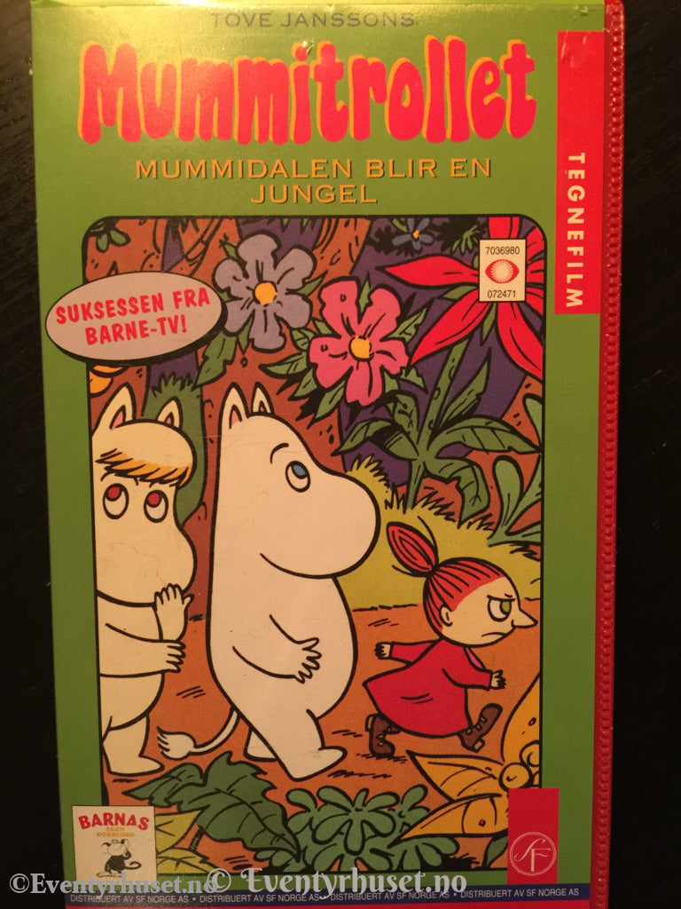 Tove Jansson´s Mummitrollet. 1992. Mummidalen Blir En Jungel. Vhs. Vhs