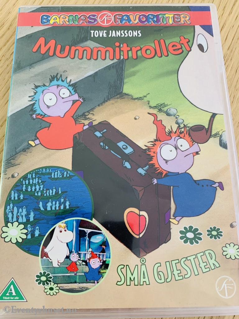 Tove Janssons Mummitrollet. Små Gjester. 1990. Dvd. Dvd