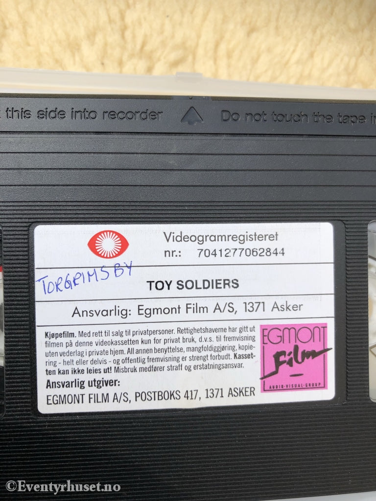 Toy Soldiers. 1991. Vhs. Vhs