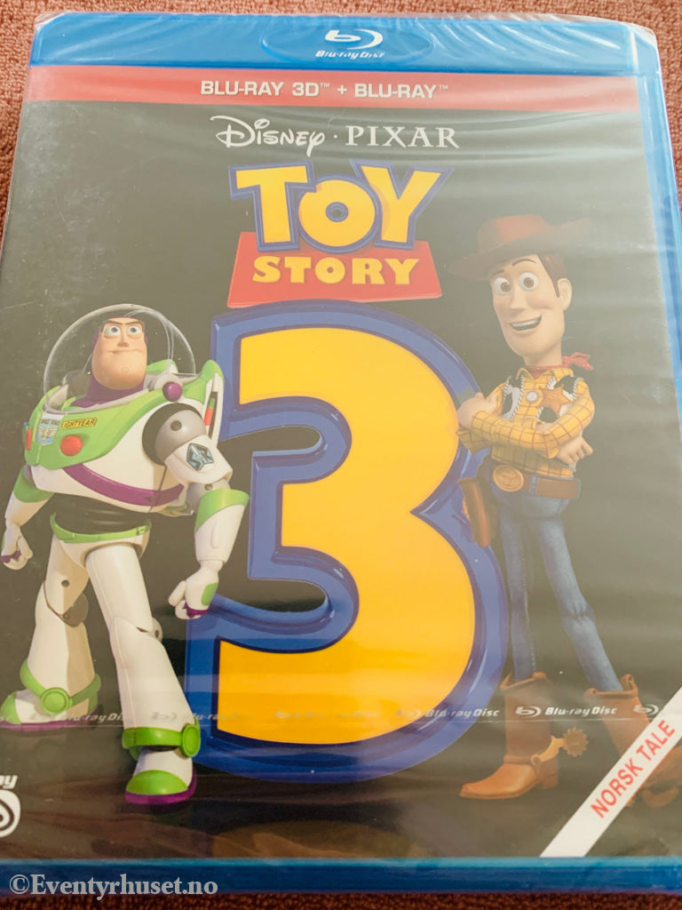 Toy Story 3. Blu-ray 3D. Ny i plast!