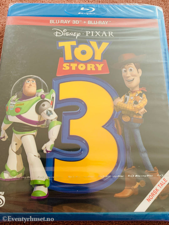 Toy Story 3. Blu-ray 3D. Ny i plast!