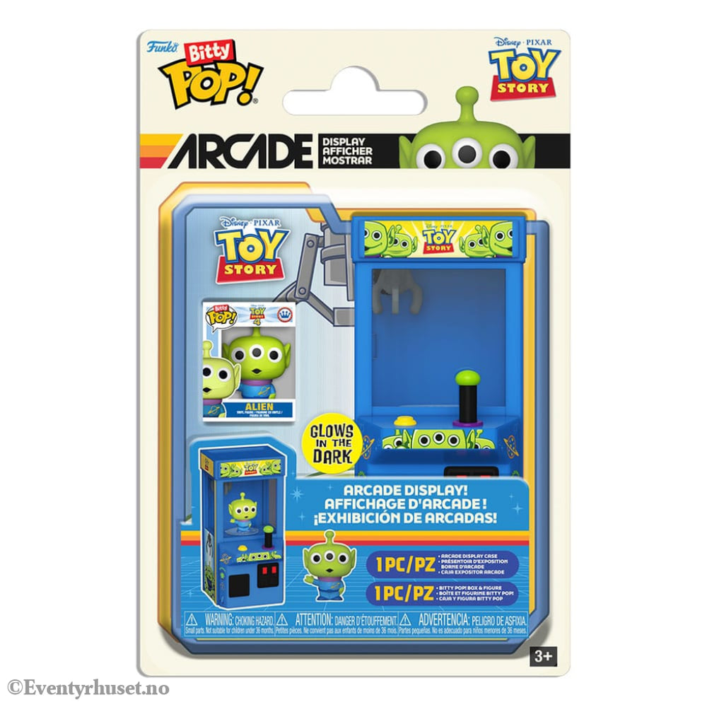 Toy Story 4 Bitty POP! Arcade Vinyl Figure Alien (Glow) Collectibles