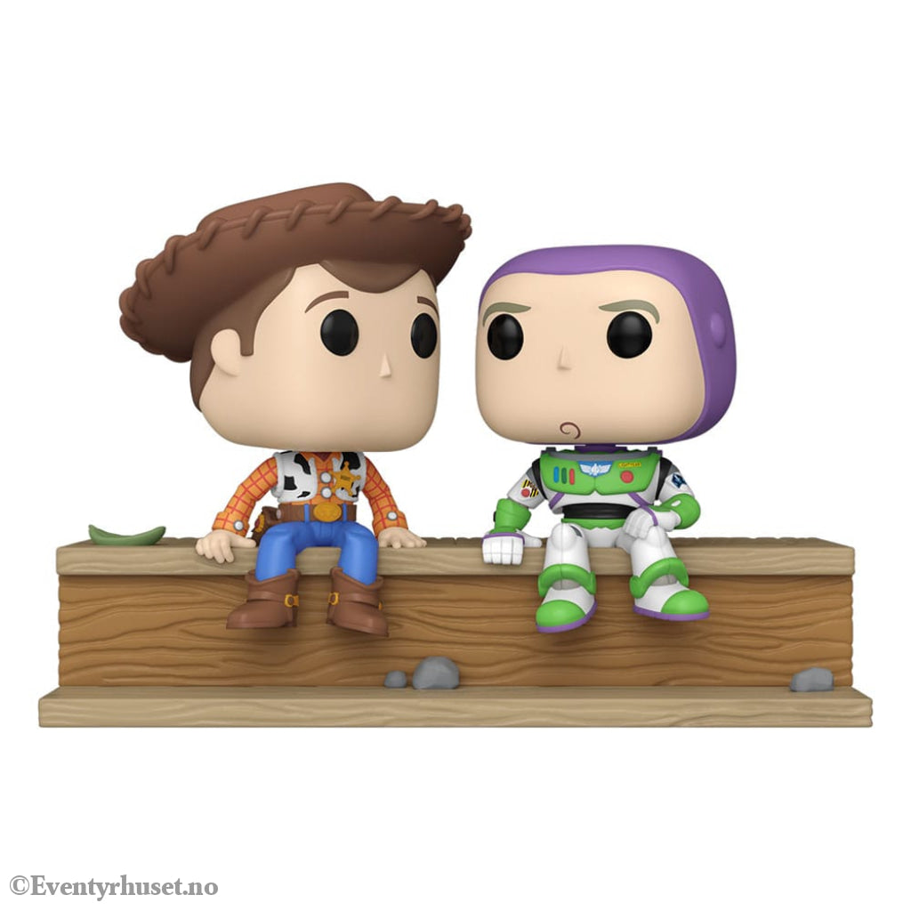 Toy Story POP Moment Vinyl Figures Woody and Buzz (30th Anniversary) 9 cm Collectibles