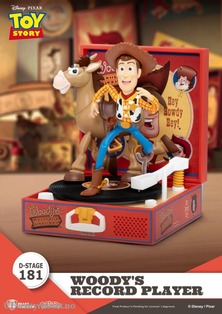 Toy Story Record Player Series PVC figure Woody’s Record Player 13 cm Home & Gifts
