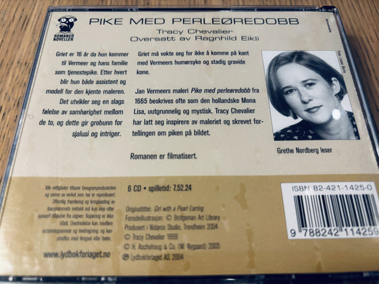 Tracy Chevalier – Pike med perleøredobb. Lydbok på CD.