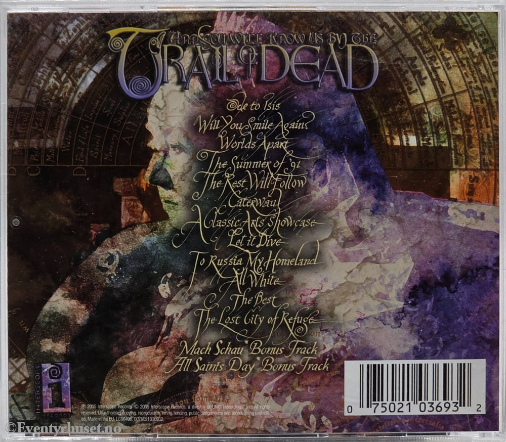 Tragedy. 2006. And You Will Know Us by the Trail of Dead. Musikk-CD.