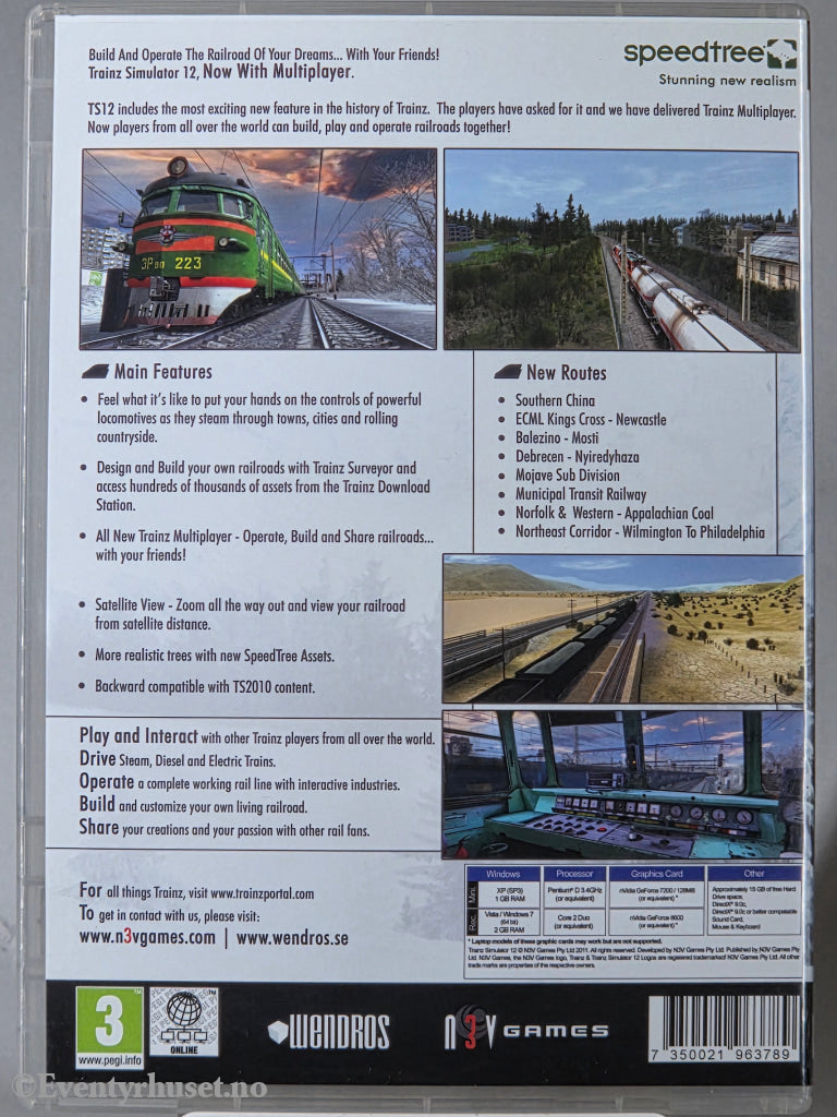 Trainz Simulator 2012. 2011. PC-spill.