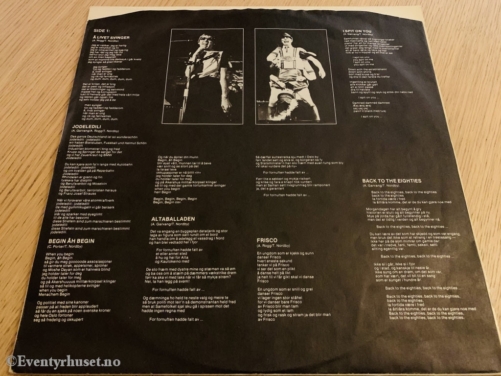 Tramteatret. 1980. Back To The 80S. Lp. Lp Plate