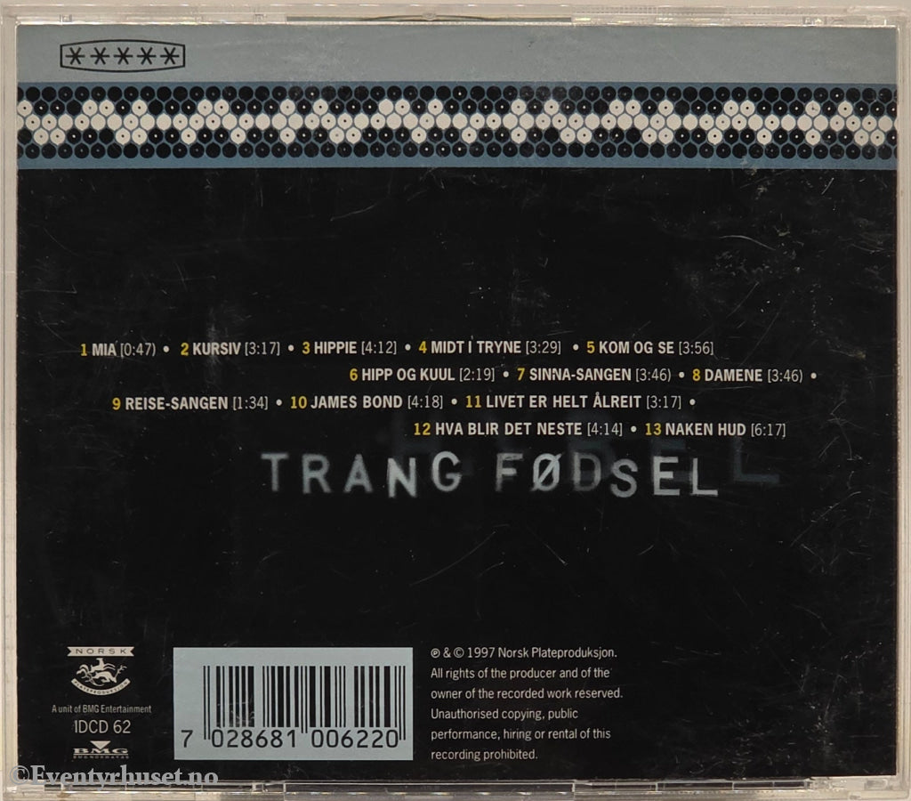 Trang Fødsel - Hybel 1997 . Musikk-CD.
