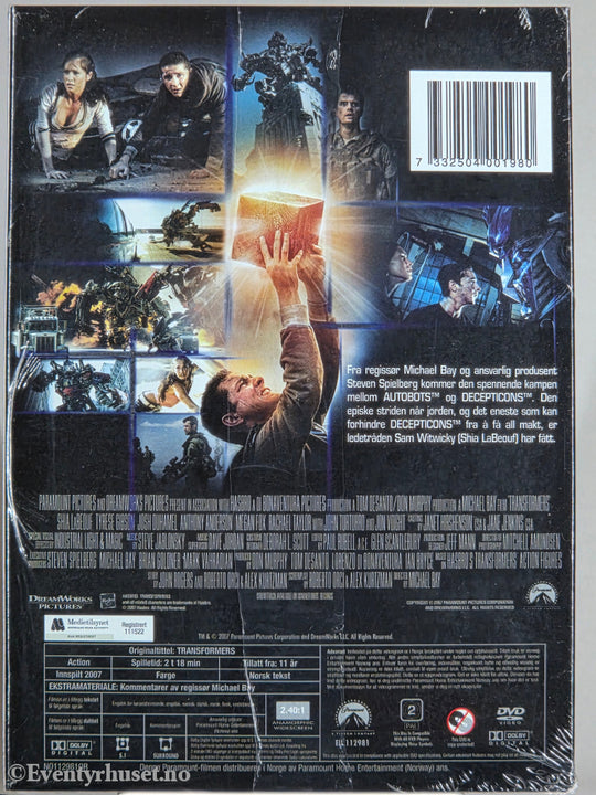 Transformers (2007). DVD. Ny i plast!