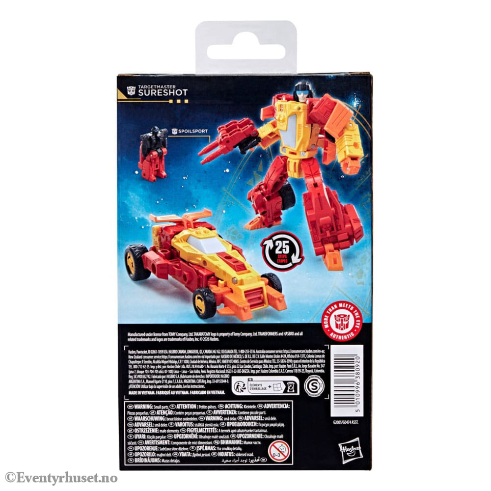 Transformers Age of the Primes Deluxe Class Action Figure Targetmaster Sureshot 14 cm Toys