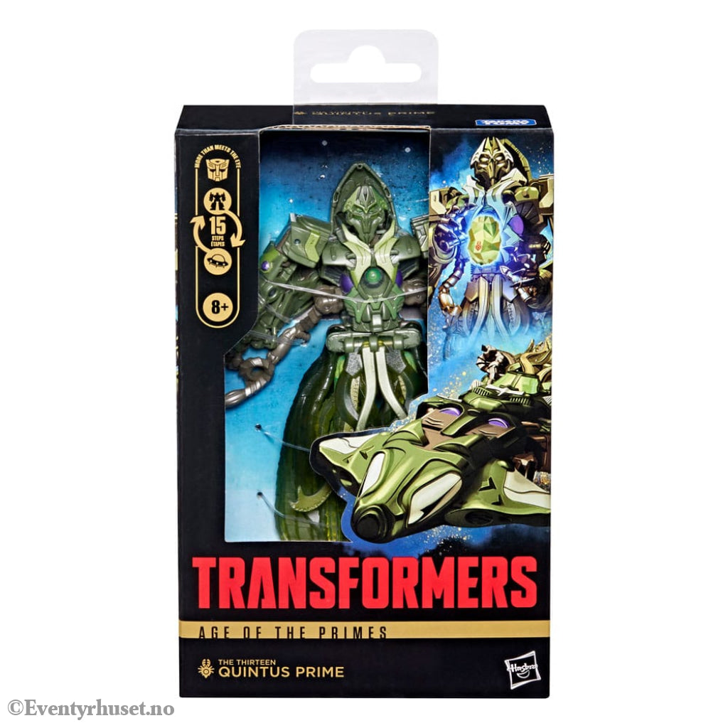 Transformers Age of the Primes Deluxe Class Action Figure The Thirteen: Quintus Prime 14 cm Toys