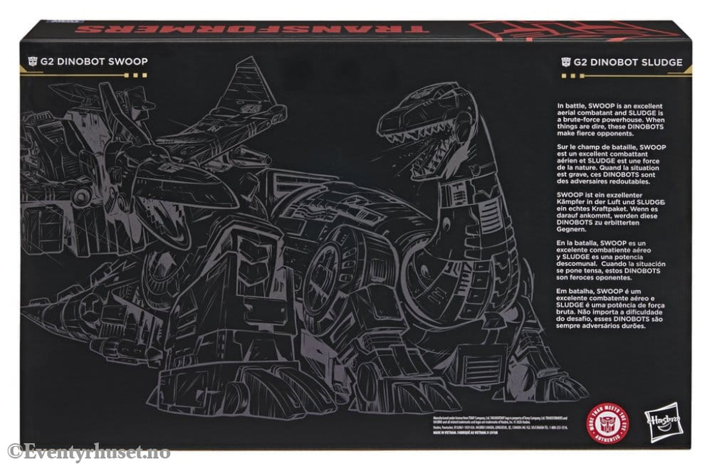 Transformers Age of the Primes Leader Class Action Figure 2-Pack G2 G2 Dinobot Swoop & G2 Dinobot Sludge 19 cm Toys