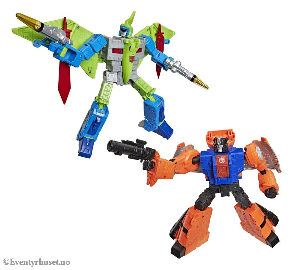 Transformers Age of the Primes Leader Class Action Figure 2-Pack G2 G2 Dinobot Swoop & G2 Dinobot Sludge 19 cm Toys