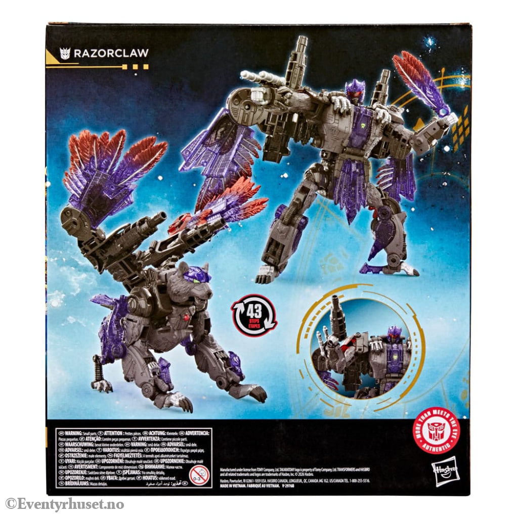 Transformers Age of the Primes Leader Class Action Figure Razorclaw 19 cm Toys
