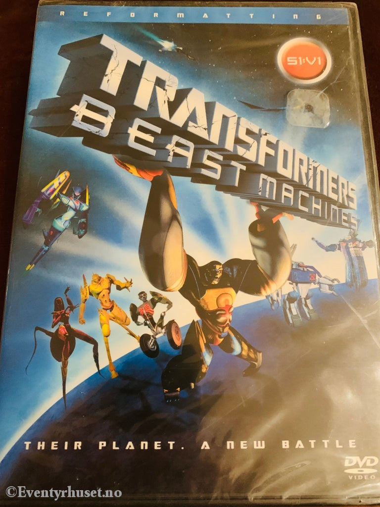 Transformers Beast Machines. Sesong 1. Vol. 1999. Dvd. Ny I Plast! Dvd