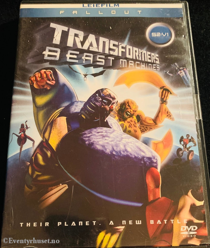 Transformers Beast Machines. Sesong 2. Vol. 1. 1999. Dvd Leiefilm.