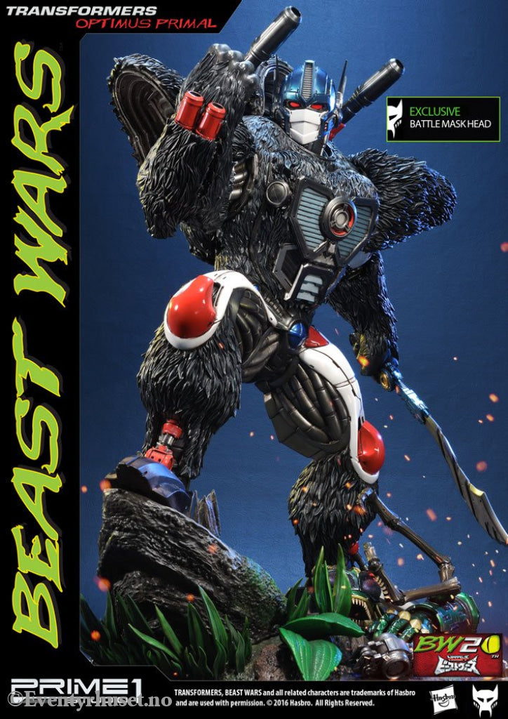 Transformers Beast Wars 1/3 Statues Optimus Primal & Optimus Primal Exclusive 63 cm Assortment (3) Collectibles