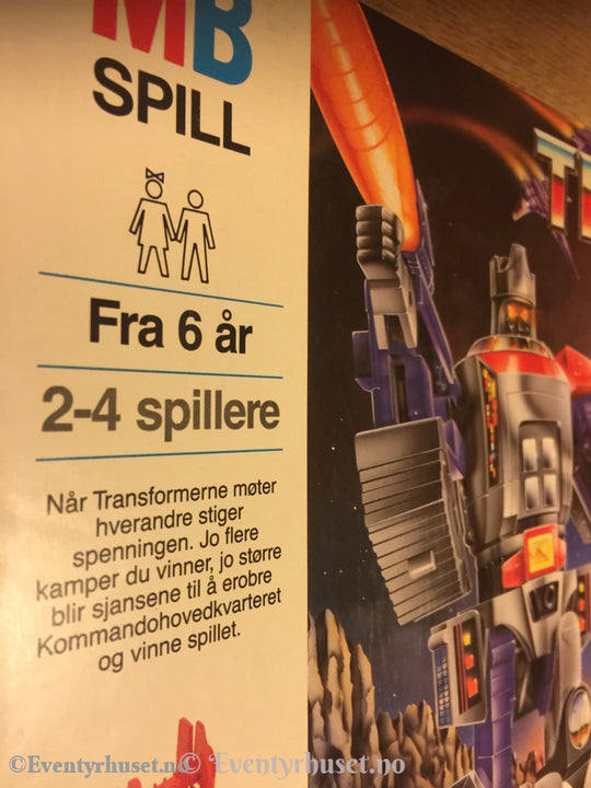 Transformers. Brettspill Fra 80-Tallet.