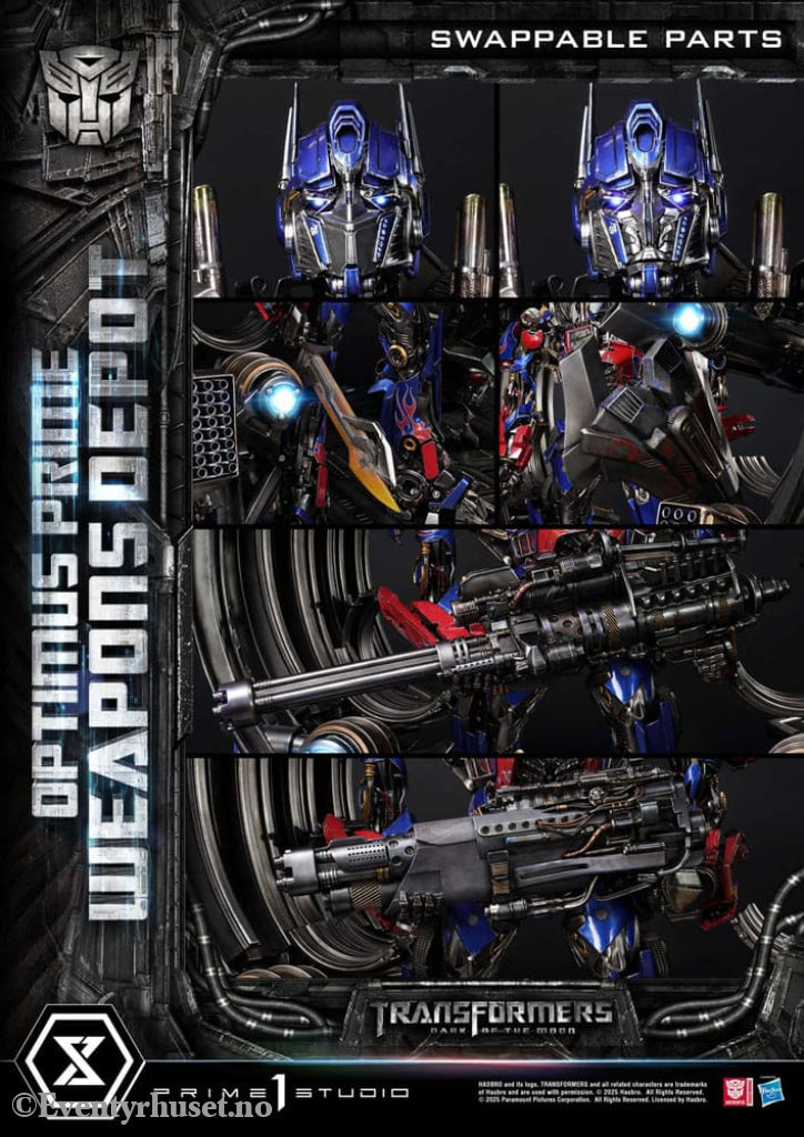 Transformers: Dark of the Moon (Film) Museum Masterline Statue Optimus Prime Weapons Depot 127 cm Collectibles