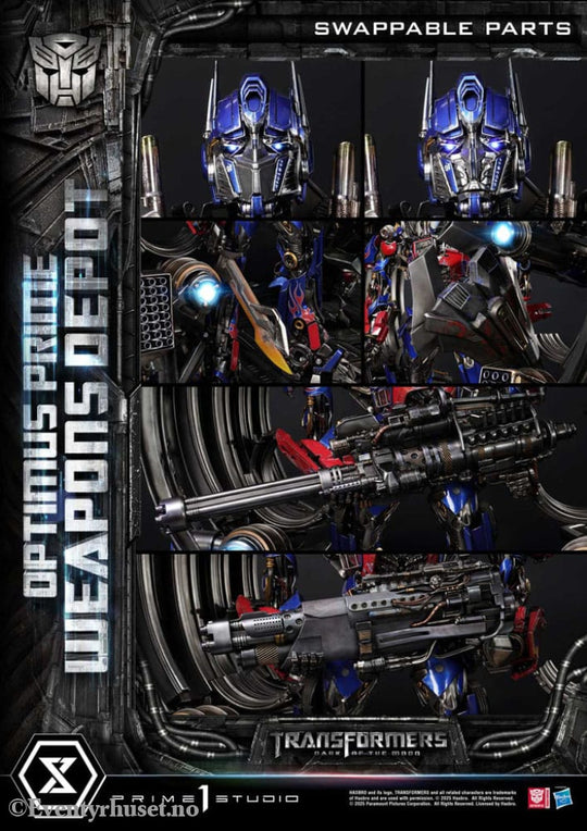 Transformers: Dark of the Moon (Film) Museum Masterline Statue Optimus Prime Weapons Depot 127 cm Collectibles