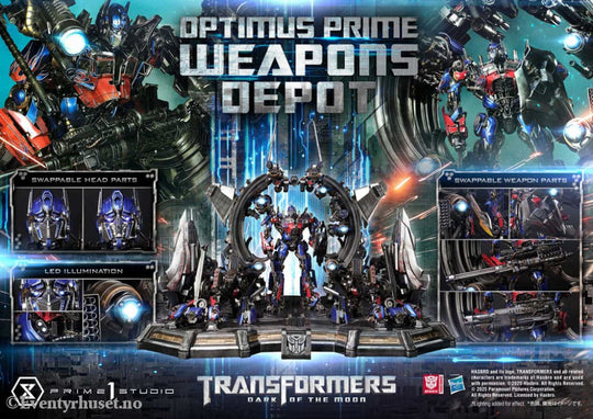 Transformers: Dark of the Moon (Film) Museum Masterline Statue Optimus Prime Weapons Depot 127 cm Collectibles