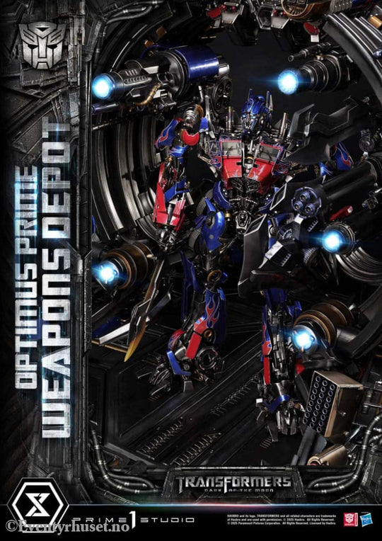 Transformers: Dark of the Moon (Film) Museum Masterline Statue Optimus Prime Weapons Depot 127 cm Collectibles