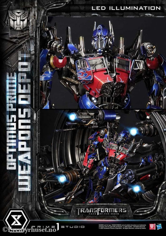 Transformers: Dark of the Moon (Film) Museum Masterline Statue Optimus Prime Weapons Depot 127 cm Collectibles