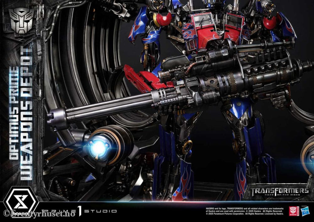 Transformers: Dark of the Moon (Film) Museum Masterline Statue Optimus Prime Weapons Depot 127 cm Collectibles