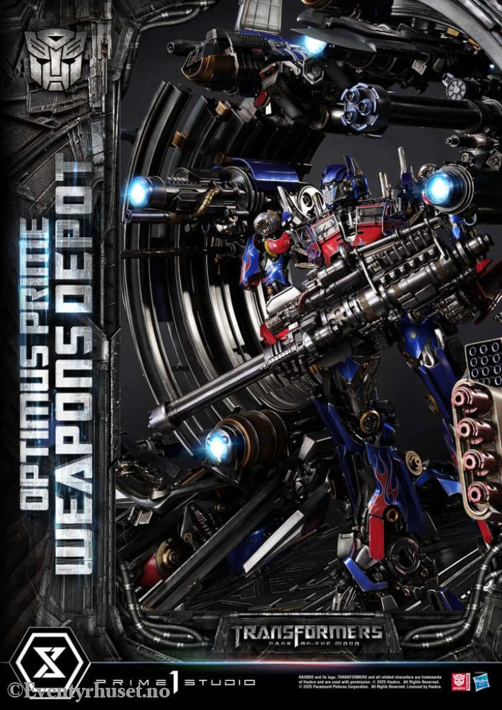 Transformers: Dark of the Moon (Film) Museum Masterline Statue Optimus Prime Weapons Depot 127 cm Collectibles