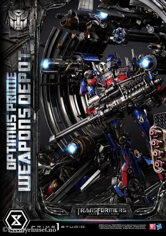 Transformers: Dark of the Moon (Film) Museum Masterline Statue Optimus Prime Weapons Depot 127 cm Collectibles