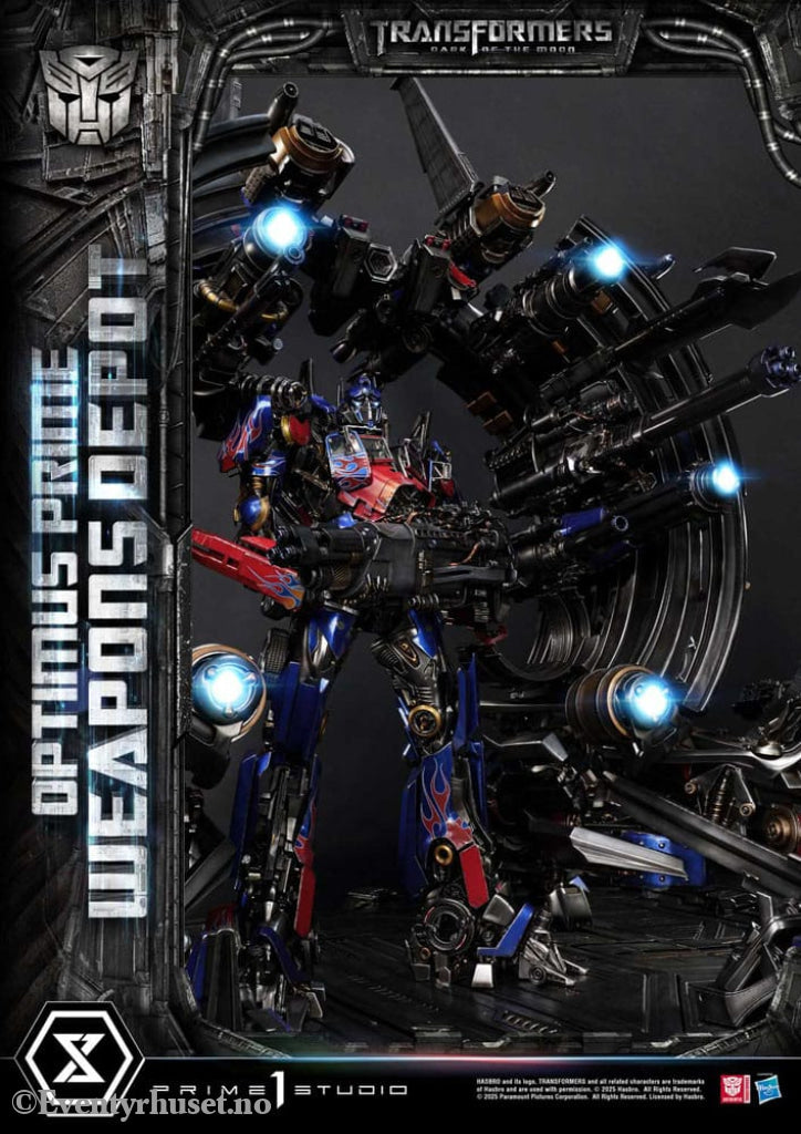 Transformers: Dark of the Moon (Film) Museum Masterline Statue Optimus Prime Weapons Depot 127 cm Collectibles
