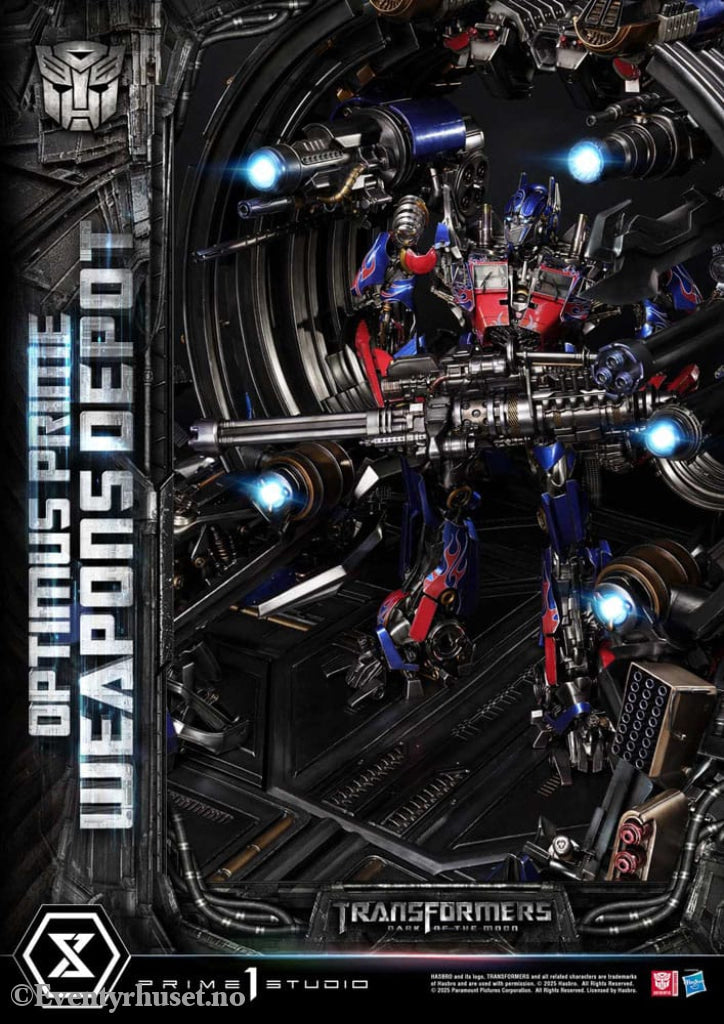 Transformers: Dark of the Moon (Film) Museum Masterline Statue Optimus Prime Weapons Depot 127 cm Collectibles